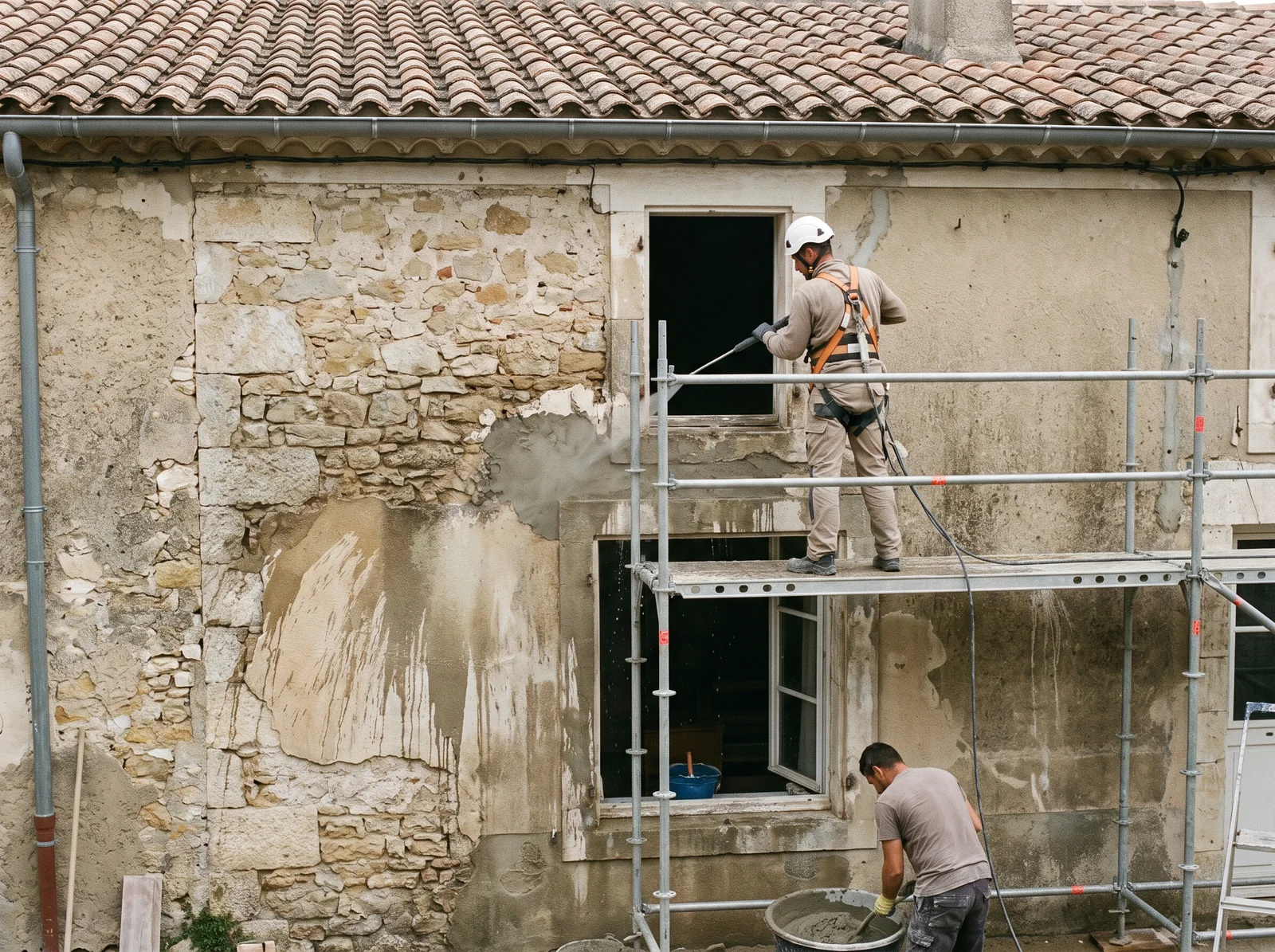 Ravalement de façade par Entreprise Escos à Marsillargues
